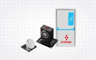 Retenedores y electroimanes para puerta contra incendios